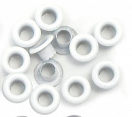 Люверсы пластиковые (диаметр внутр 8 мм)