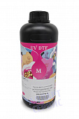 Чернила UV DTF COLORS UM SOFT для DX5/DX7/I3200/XP600/TX800, 1000мл,  Magenta (Пурпурный)