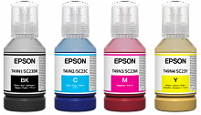 Чернила EPSON сублимационные для SC-F500/501/100 M (Пурпурный), 140 мл