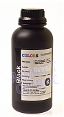Чернила COLORS UF5F ультрафиолетовые FLEXIBLE B (черный), 500 мл